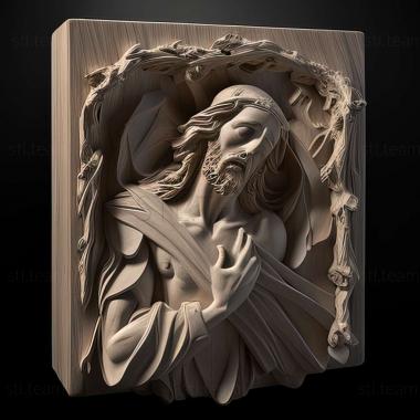 3D model jesus (STL)